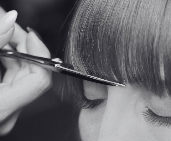 Wednesday bangs styled hair|Wednesday Addams bangs