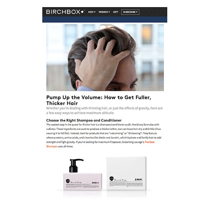 Birchbox Men's Hair