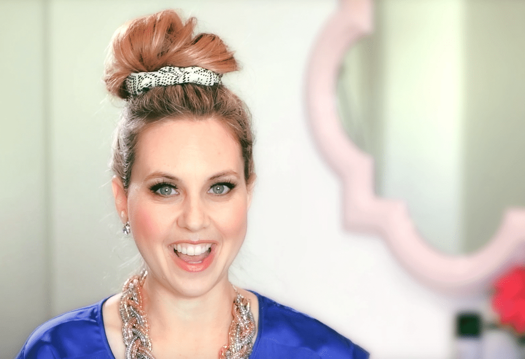 Rainy Day Hair Series - Wrapped Scarf Top Knot
