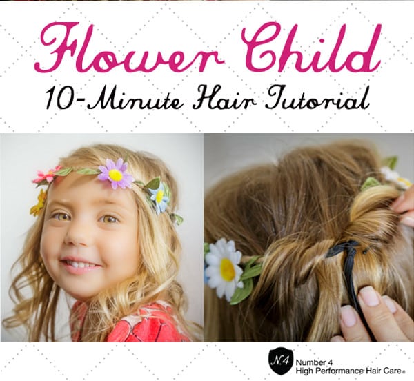 A Twist on the Flower Head Band Look - Number 4 Hair Care