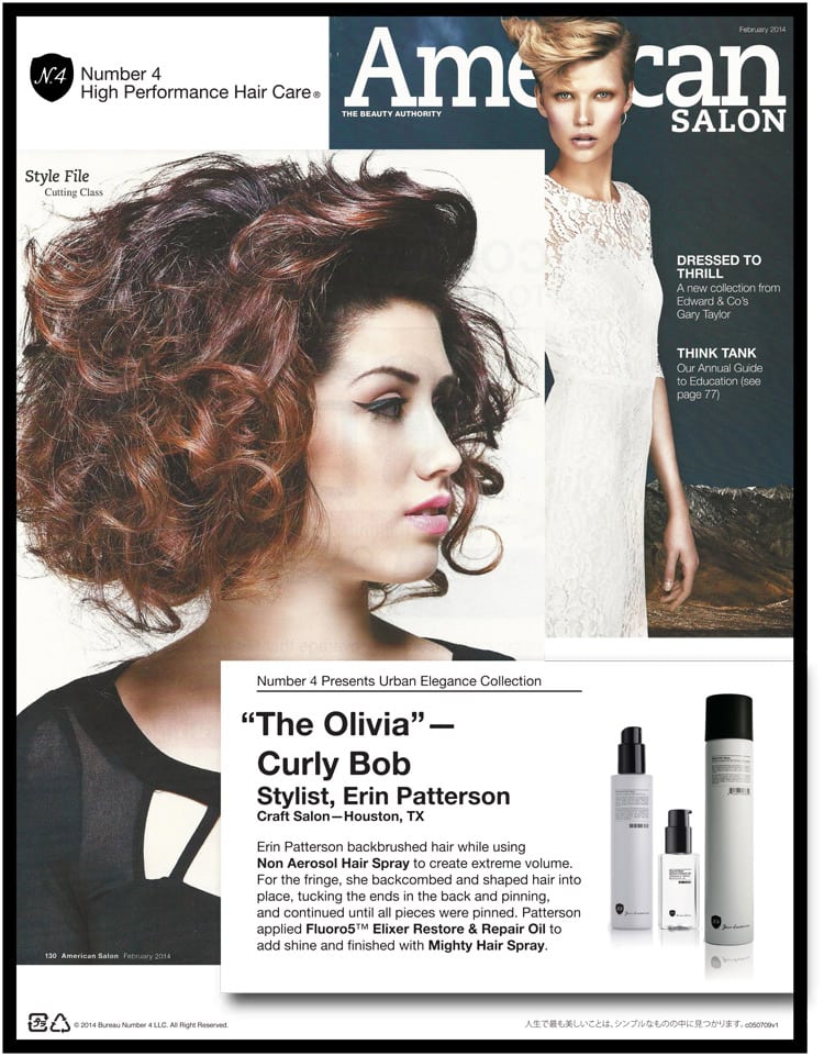 American Salon—The Olivia - Number 4 Hair Care