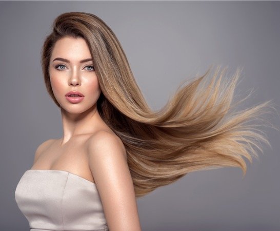 Straight Strands without hair straightener