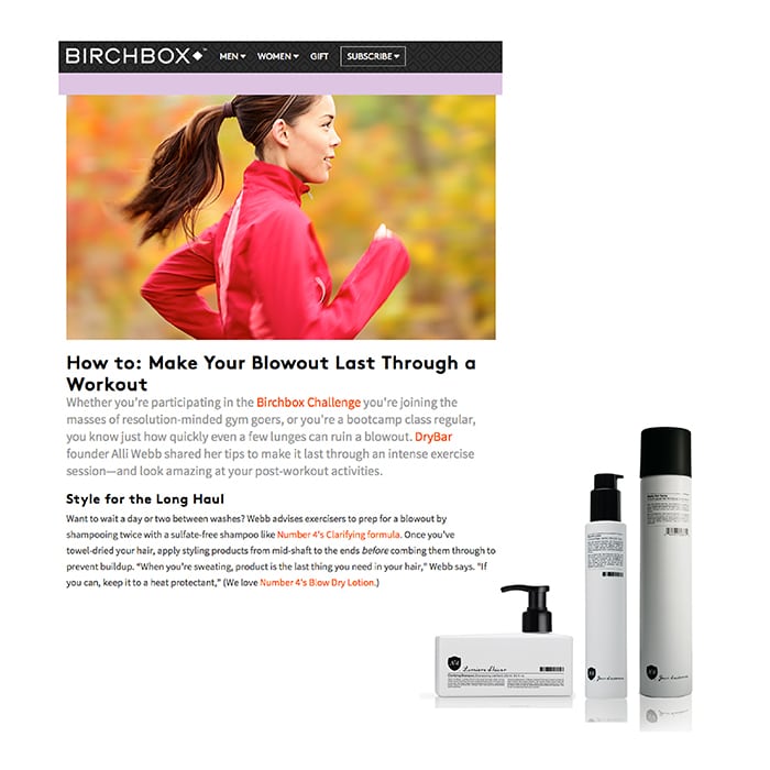 Birchbox Lasting Blowouts - Number 4 Hair Care