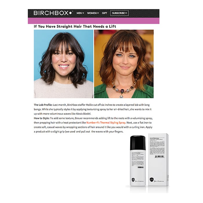 Birchbox Straight Style - Number 4 Hair Care