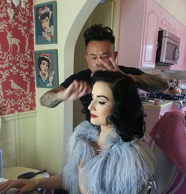 Dita Von Teese for Flaunt Magazine - Number 4 Hair Care
