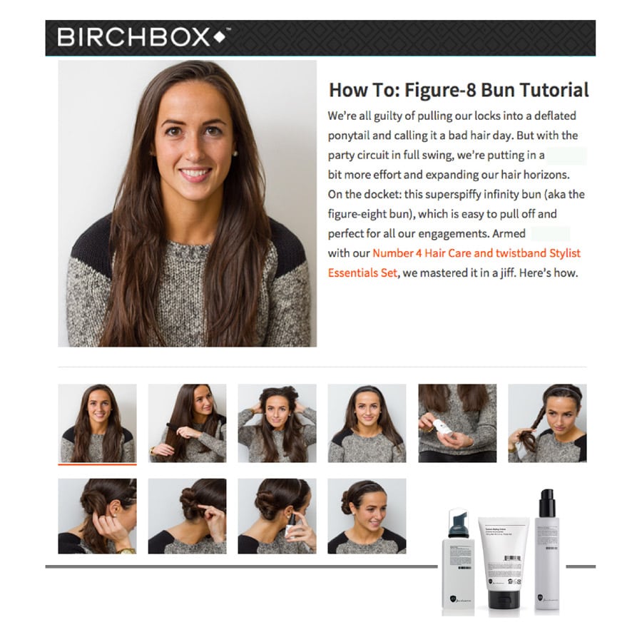 How To: Figure-8 Bun Tutorial - Number 4 Hair Care