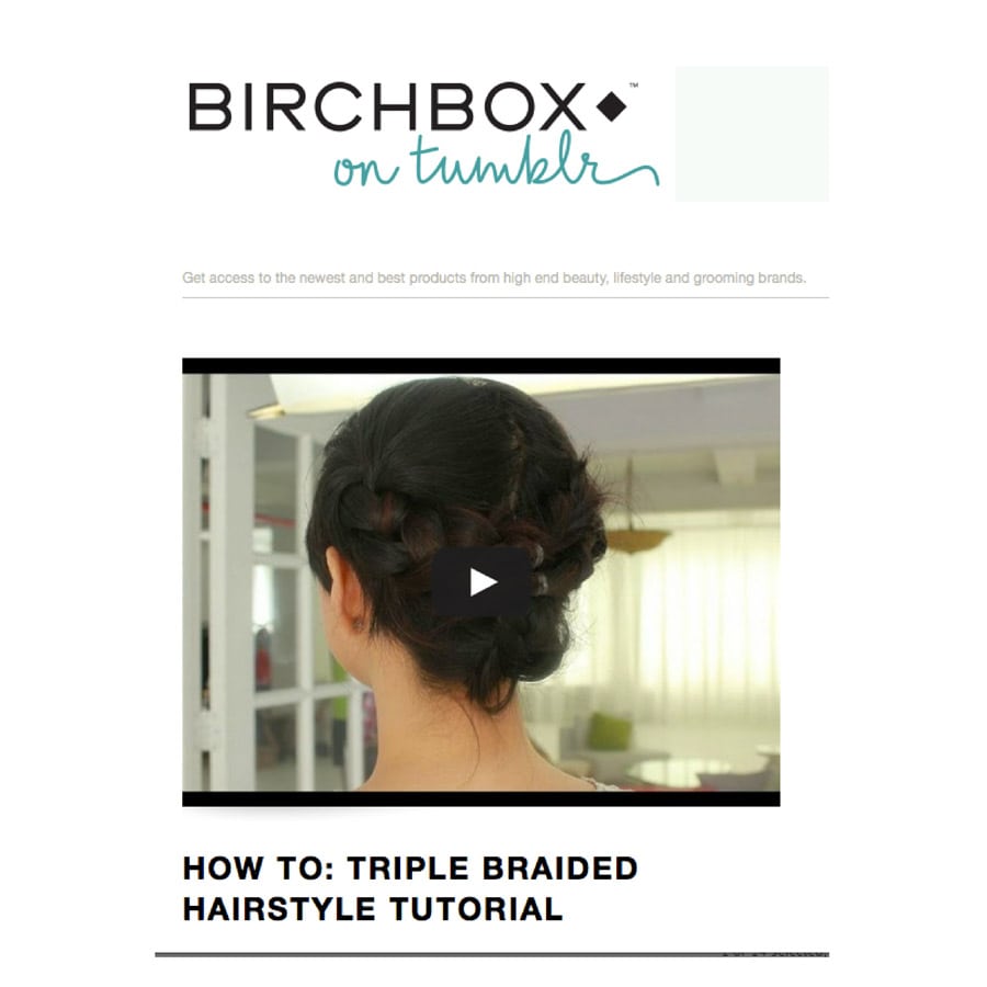How To: Triple Braided Hairstyle Tutorial - Number 4 Hair Care