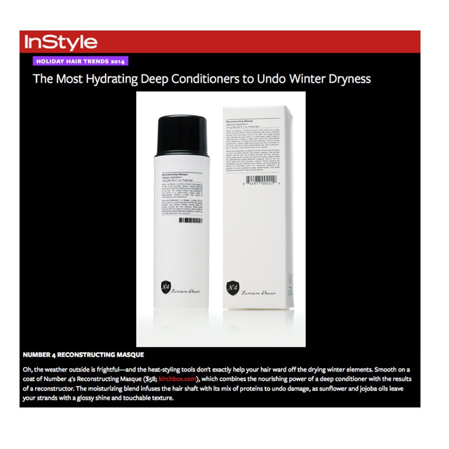InStyle Magazine - Number 4 Hair Care