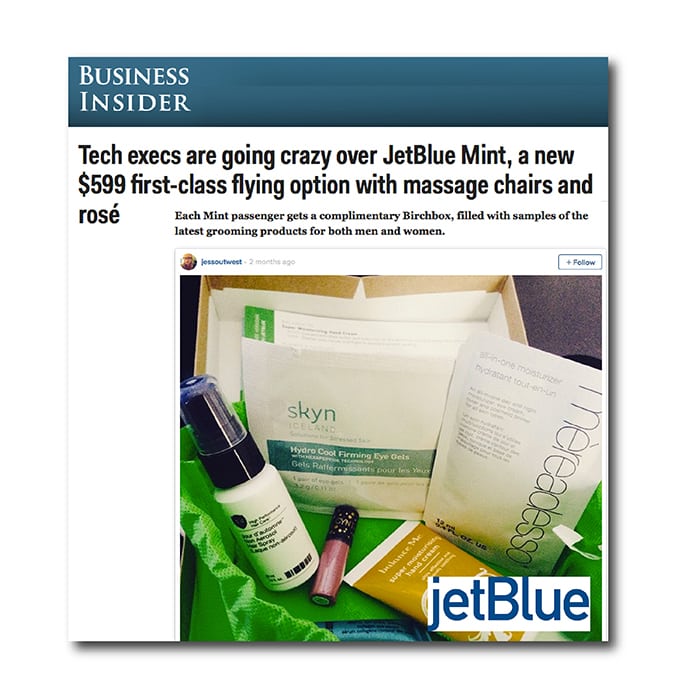 JetBlue - Number 4 Hair Care