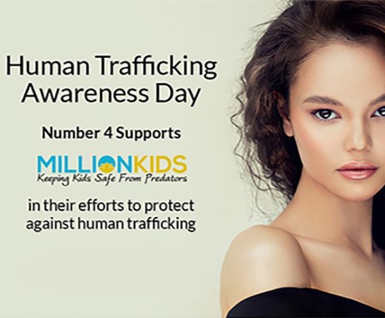 Number 4 Proudly Supporting Million Kids Organization - Number 4 Hair Care