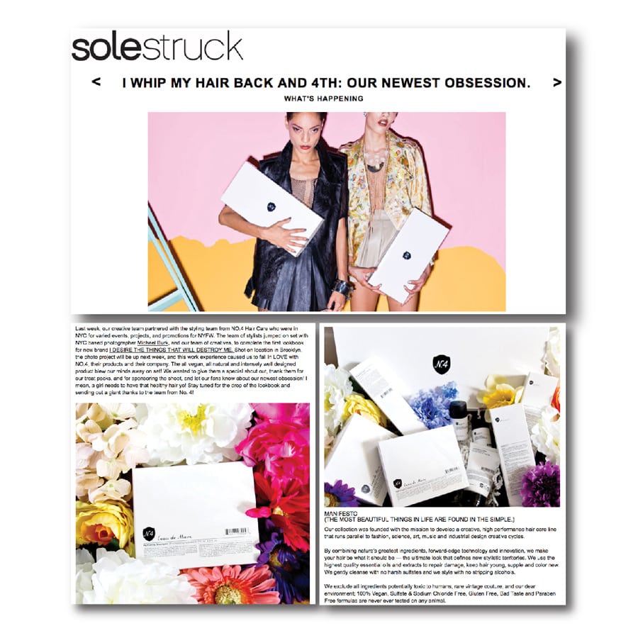 Solestruck - Number 4 Hair Care