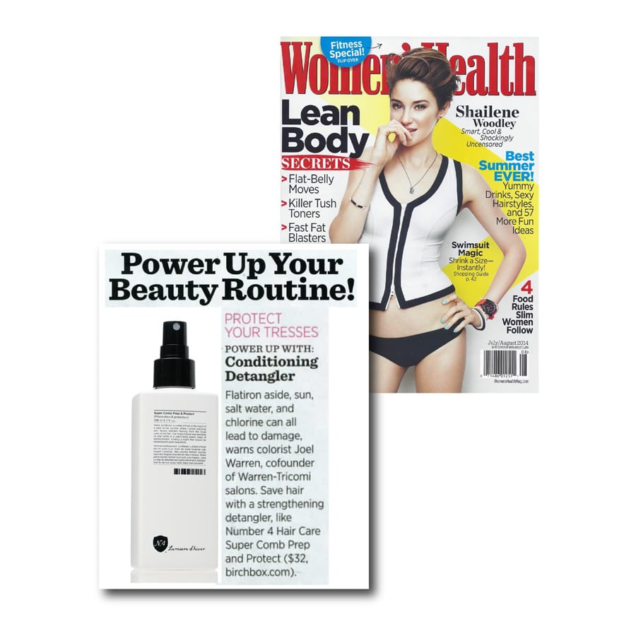 Women's Health Magazine - Number 4 Hair Care